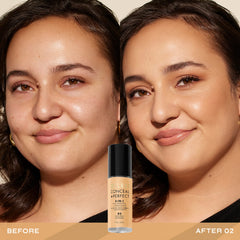 Milani Conceal + Perfect: textura satin matte para un acabado natural.