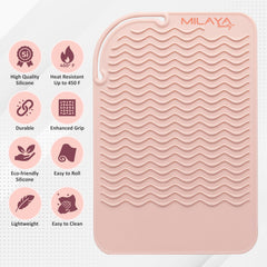 Milaya Beauty hot-tool holder provides secure resting for hot irons