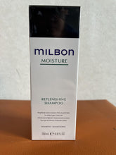 Milbon Moisture Replenishing Shampoo bottle showcasing salon-grade hydration for dry hair