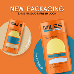Miles Kids Deodorant underarm application shows easy daily use.