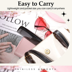 Mimorou travel-friendly combs fit in bags for quick fixes