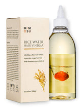Mimosu Apple Cider Vinegar Hair Rinse bottle for gentle scalp cleanse.