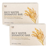 Mimosu rice water shampoo bar pack closeup showing eco-friendly packaging for a zero-waste routine.