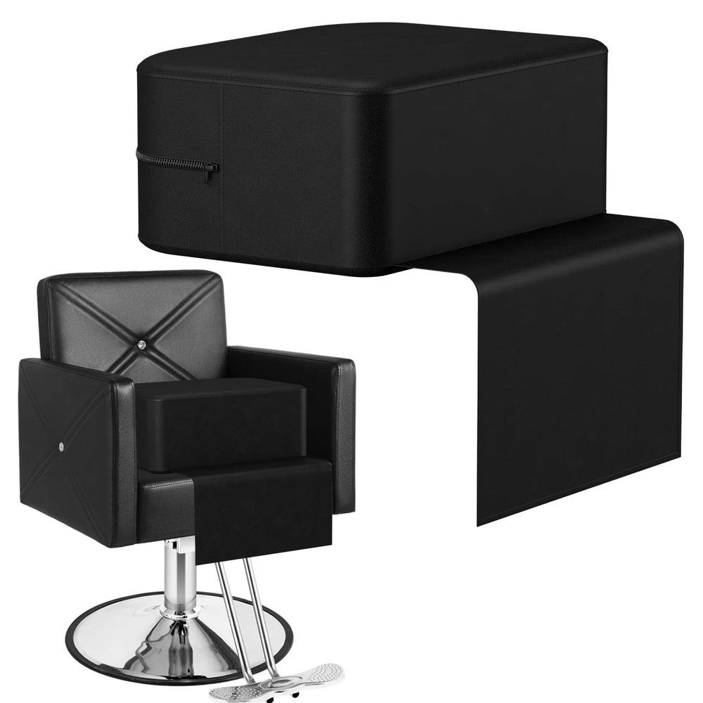 MIMWOW salon booster seat front view helps kids sit comfortably during haircuts.