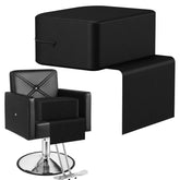 MIMWOW salon booster seat front view helps kids sit comfortably during haircuts.