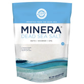 Minera Dead Sea Salt fine grain 5lb dissolves quickly for soothing bath soaks.
