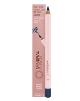 Mineral Fusion Eye Pencil Navy Blue Azure swatch showing rich, blendable color for defined eyes