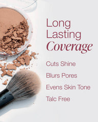 Mineral Fusion compact highlighting antioxidants like pomegranate and white tea for radiance