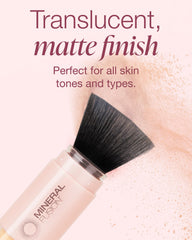 Mineral Fusion SPF 30 invisible mineral sunscreen in action provides UVA/UVB protection.