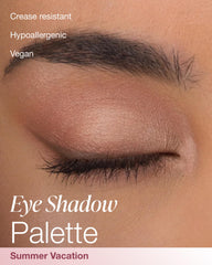 Mineral Fusion Summer Vacation shades closeup shows four versatile neutrals and pinks.