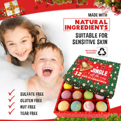 Mineral Me California bubble bath bombs creating color and aroma for playful baths