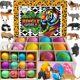 Mineral Me California kids bath bombs reveal surprise inside each egg for playful baths