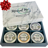 Mineral Me California orange aroma shower steamer for bright morning energy and mood lift.