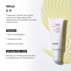 Minimalist night cream texture close-up showing smooth, fast-absorbing formula