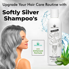 Miracle of Aloe Softly Silver shampoo with panthenol supports hair strength