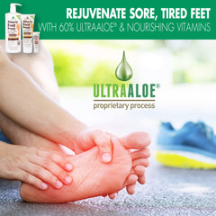 Miracle of Aloe UltraAloe 60 percent visual highlights concentrated hydration for tough skin.