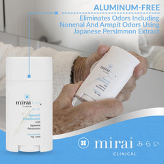 Mirai Clinical dry feel on skin during everyday activity.