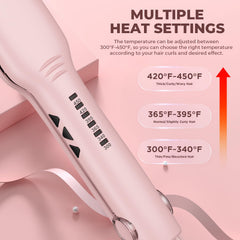 MiroPure flat iron heats up in 30 seconds for quick styling