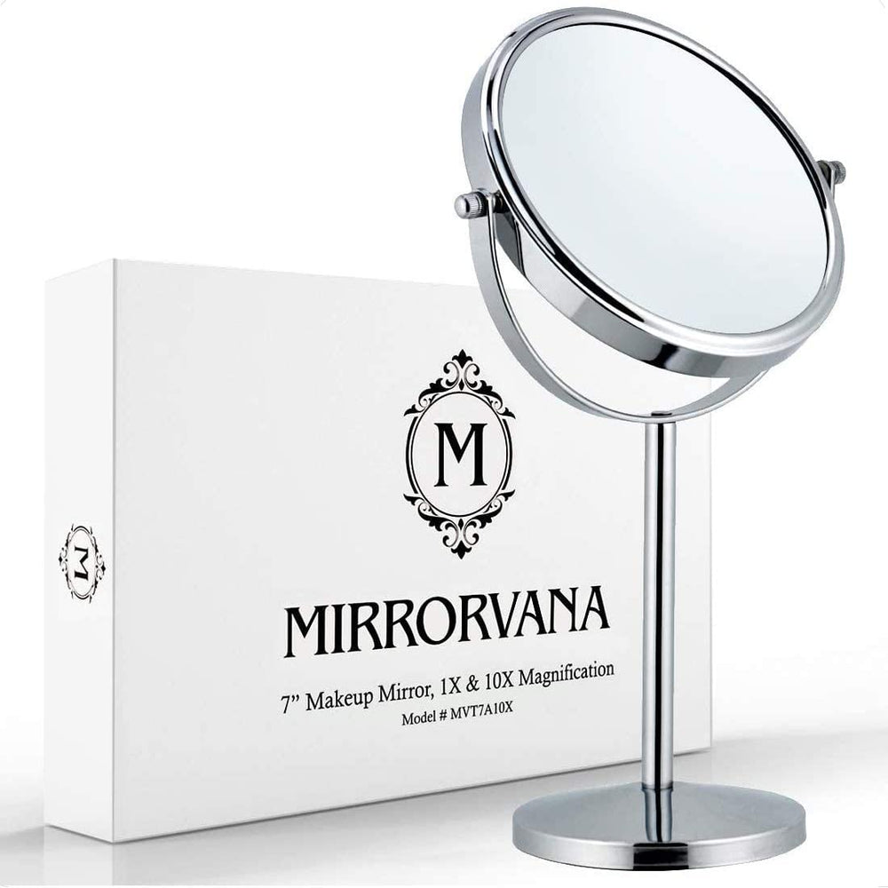 Mirrorvana 10x magnification detail for precise makeup application and grooming