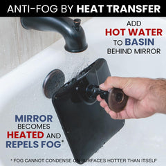 Mirrorvana dual antifog design provides enhanced fog protection for crisp visibility.