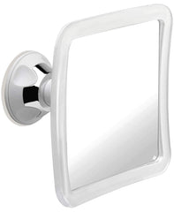 MIRRORVANA fogless shower mirror with 360° swivel for easy, precise shaving angles.