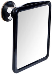 Mirrorvana fogless shower mirror front view for clear shaving with antifog performance.