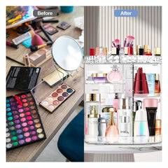 MISERWE clear transparent design fits vanity and keeps items visible