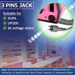 MiShiny nail drill ventilation system reduces heat during extended use