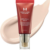 Missha M Perfect Cover BB Cream No.13 bright beige bottle front for daily SPF makeup.