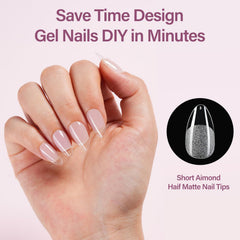 Misssix 216pcs nail tips laid out by size for precise fit and customization.