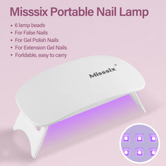 Misssix 5in1 nail glue gel shown for strong adhesion and even coverage.