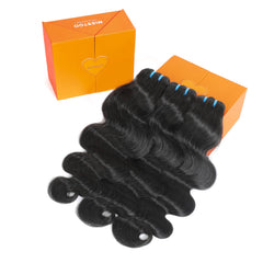 Misstoo Cambodian body wave bundles 18in ultra-thin weft for flat sew-in.