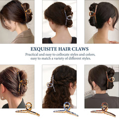Mistofu hair clip large gold clip sideview showing durable metal design for long-lasting hold