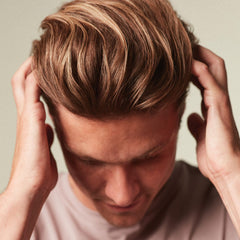 MITCH Calibrate bottle with pump demonstrates easy application for bulking fine hair