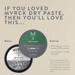 MITCH Dry Paste Texture Clay hair application demonstrates ready-to-style hold with lightweight texture.