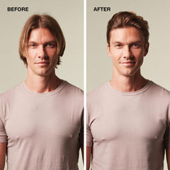 MITCH Reformer texture cream on textured hair highlighting natural matte texture