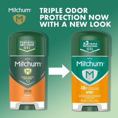 Mitchum 48HR protection gel—pack of six—delivers long-lasting sweat control for days on the go.