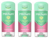 Mitchum para mujeres: gel transparente para 3pack, control de sudor