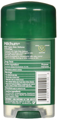 Mitchum Power Gel Unscented 4-pack application shot highlighting quick-dry, fragrance-free deodorant use