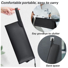 Mity Rain travel case double-layer design keeps styler organized.