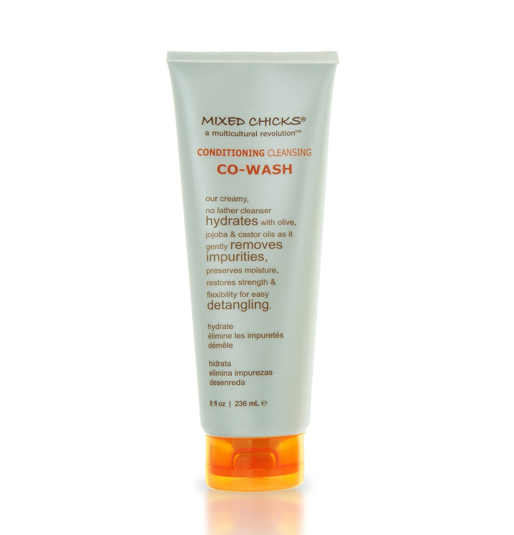 Mixed Chicks Conditioning Cleansing Co-Wash bottle front for easy cleansing between shampoos