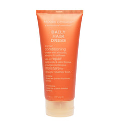 Mixed Chicks Daily Hair Dress bottle front shows nourishing formula for dry, brittle hair