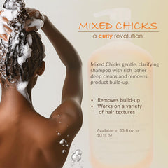 Mixed Chicks label close-up showing brand and product name