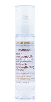 Mixed Chicks Gloss and Shining Hair Silk bottle shows glossy finish for smooth hair