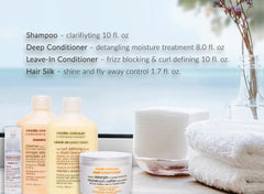 Mixed Chicks Quad Pack Deep Conditioner container highlighting detangling and moisture.