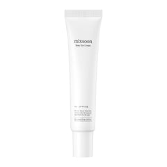 Mixsoon Bean Eye Cream tube application shows smooth hydration for the under-eye area.