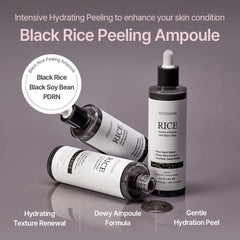 Closeup of Mixsoon ampoule texture for gentle exfoliation for smoother skin.