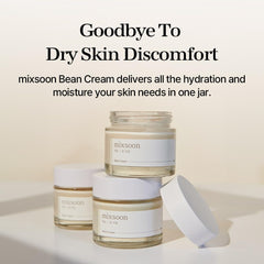 Mixsoon fermented-bean-extract visual hints at gentle exfoliation and hydration benefits