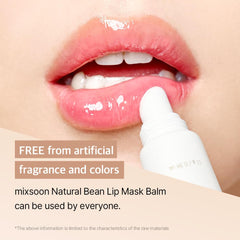 mixsoon Lip-care application gloss image demonstrates easy daily use for smooth, kissable lips.