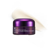 MIZON Collagen Power Firming Eye Cream bottle front highlights anti-wrinkle benefits.